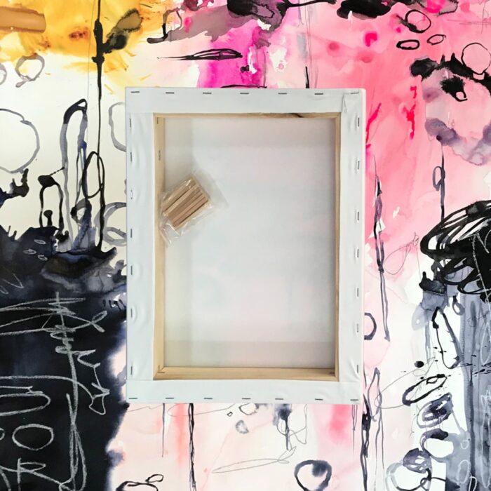 Box of 5 12x16" Watercolour Stretched Blank Canvas - Image 2