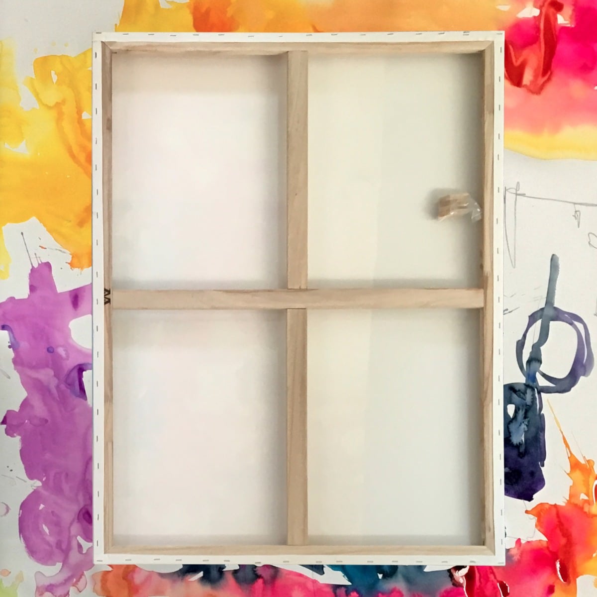 30x40" Watercolour Stretched Blank Canvas - Image 2