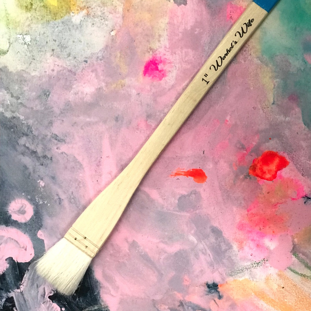 1 inch Hake Brush Warhol's Wife - Image 9