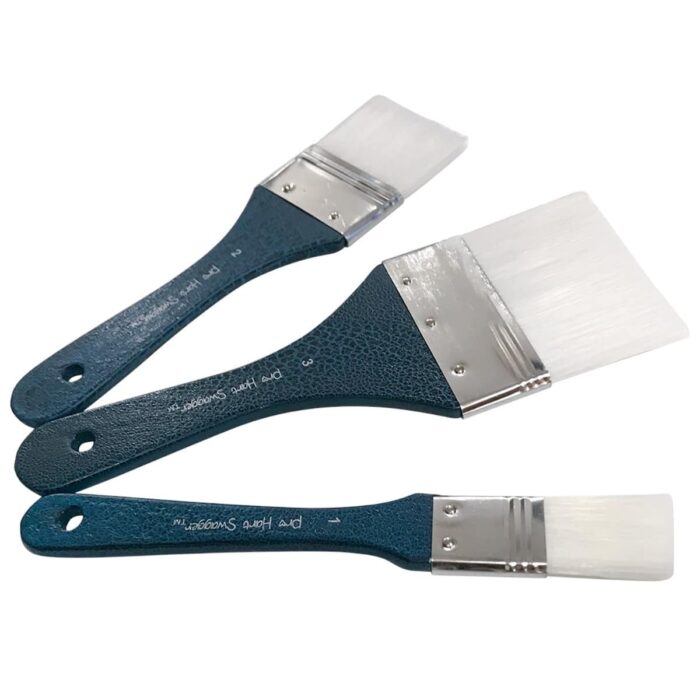 3pc 3" 2" & 1" Nylon Paintbrushes Pro Hart Swagger - Image 6