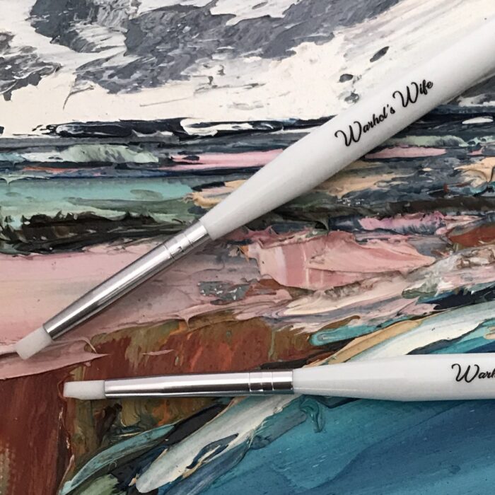 Soft Silicone Paintbrushes 5pc Warhol’s Wife White - Image 5