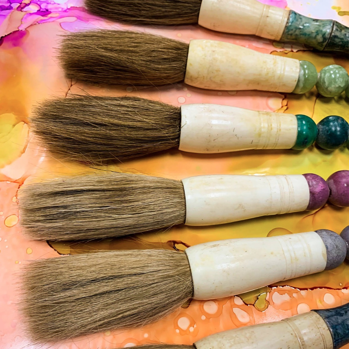Large Chinese Calligraphy Paint Brushes