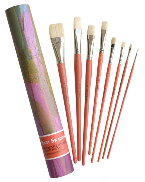 Hog Artist Brushes Set Art Materials Australia