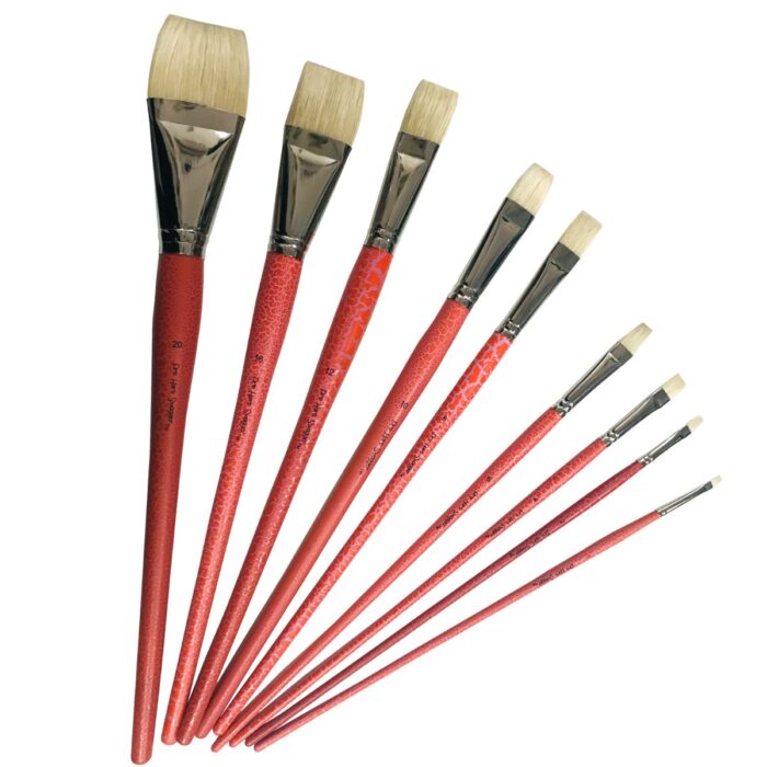 Hog Hair Artist Brushes Set Pro Hart Swagger Art Materials Australia