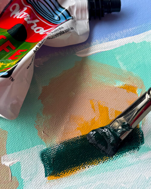 No.14 Angle Paintbrush Art Materials Australia