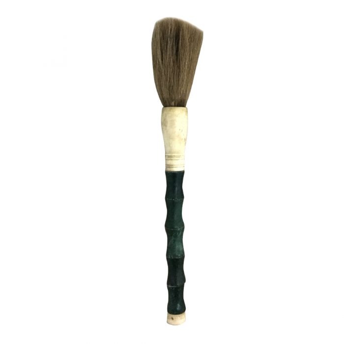 Emerald Hues Bamboo Traditional Chinese Calligraphy Paintbrush