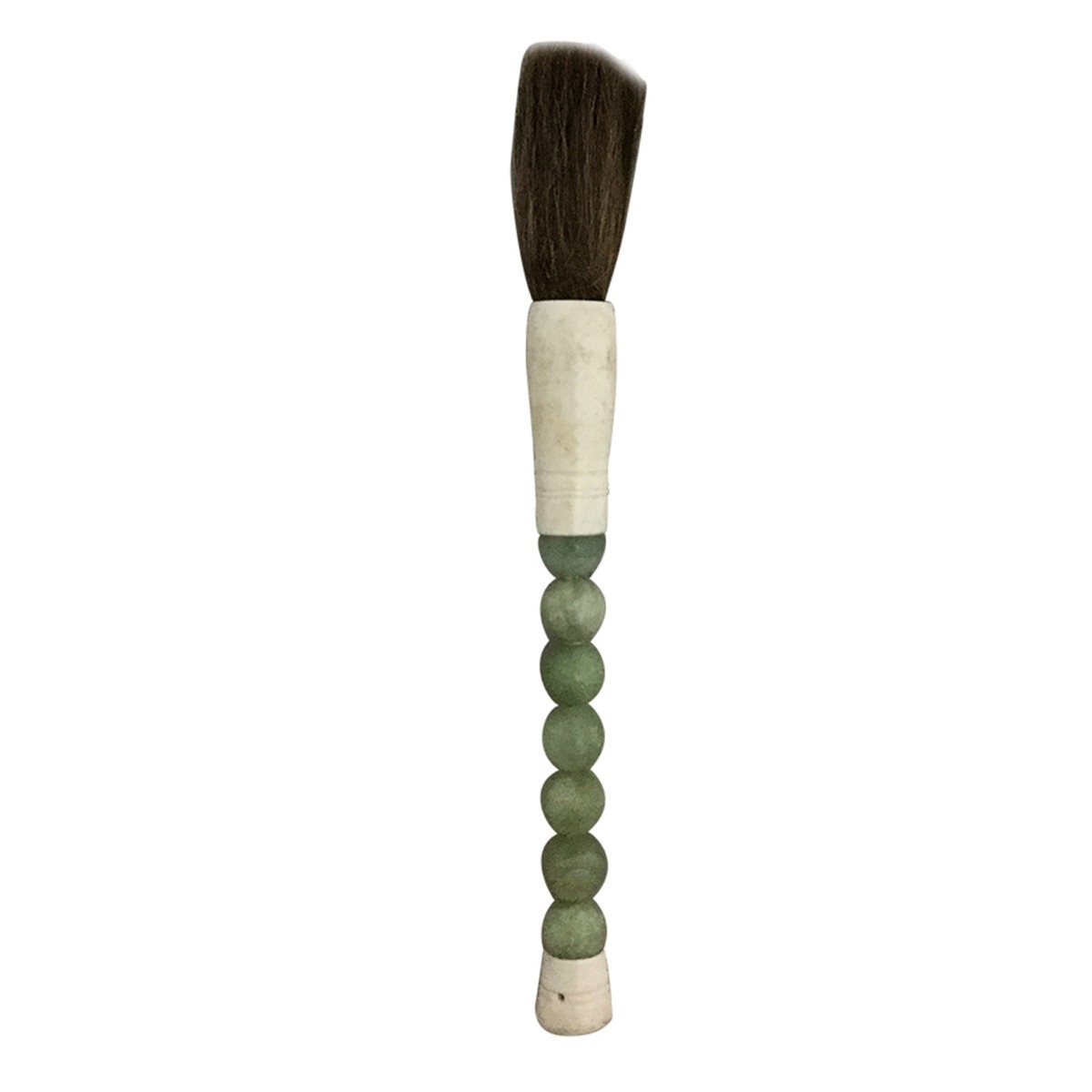 Earth Green Round Traditional Chinese Calligraphy Paintbrush
