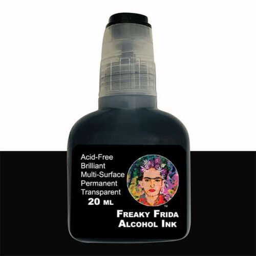 Black Alcohol Ink Freaky Frida