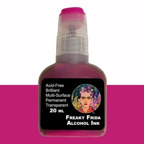 Fluro Pink Alcohol Ink Freaky Frida