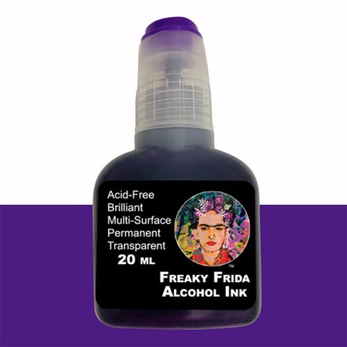 Emu Alcohol Ink Freaky Frida