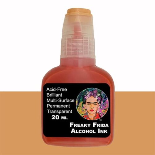 Goldie Alcohol Ink Freaky Frida