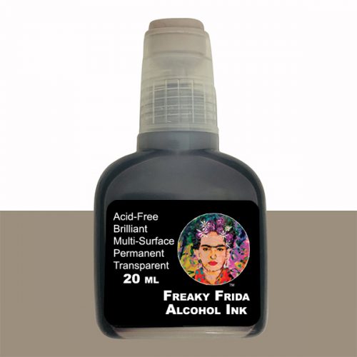 Taupe Alcohol Ink Freaky Frida