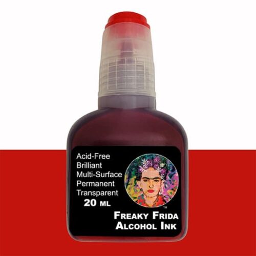 Fire Engine Alcohol Ink Freaky Frida