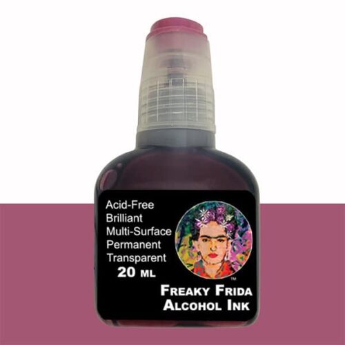 Magenta Alcohol Ink Freaky Frida