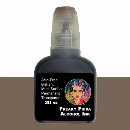 Earth Alcohol Ink Freaky Frida