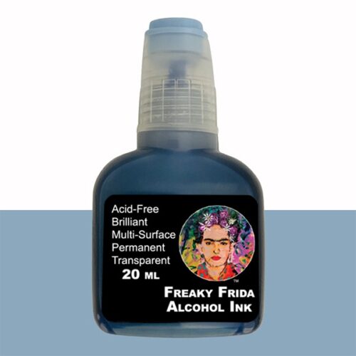Pale Blue Alcohol Ink Freaky Frida