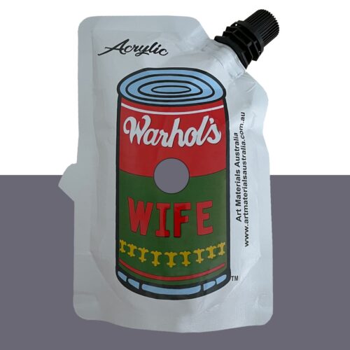Grey Acrylic Paint Warhol's Wife