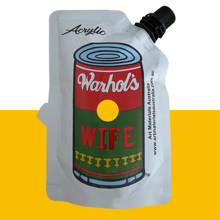 Medium Yellow Acrylic Paint Warhol's Wife