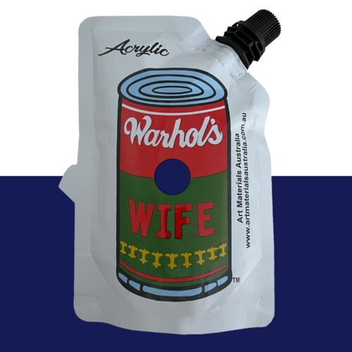Navy Blue Acrylic Paint Warhol's Wife