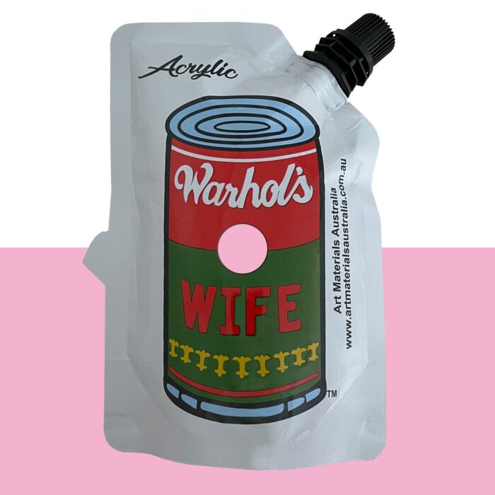 Pink Acrylic Paint Warhol's Wife