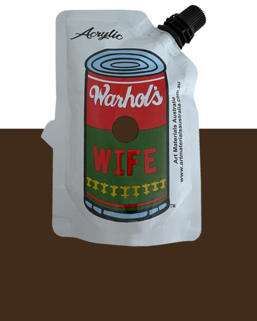 Burnt Umber Acrylic Paint Pouch Art Materials Australia