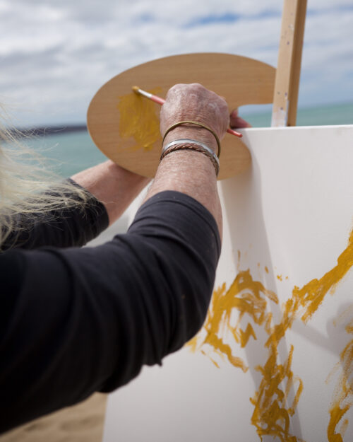 Earth Yellow Acrylic Paint Pouch Art Materials Australia