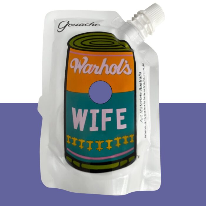 Lilac Gouache Paint Warhol's Wife