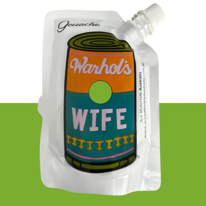 Yellow Green Gouache Paint Warhol's Wife