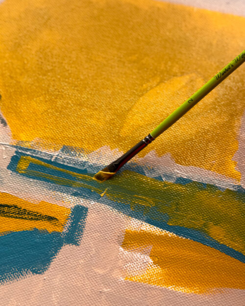 Earth Yellow Acrylic Paint Warhol's Wife Art Materials Australia