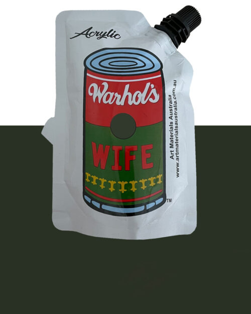 Blackish Green Acrylic Paint Warhols Wife Art Materials Australia