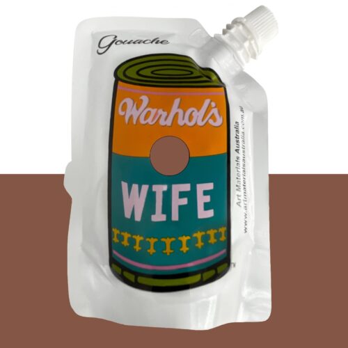 Russet Red Gouache Paint Warhol's Wife