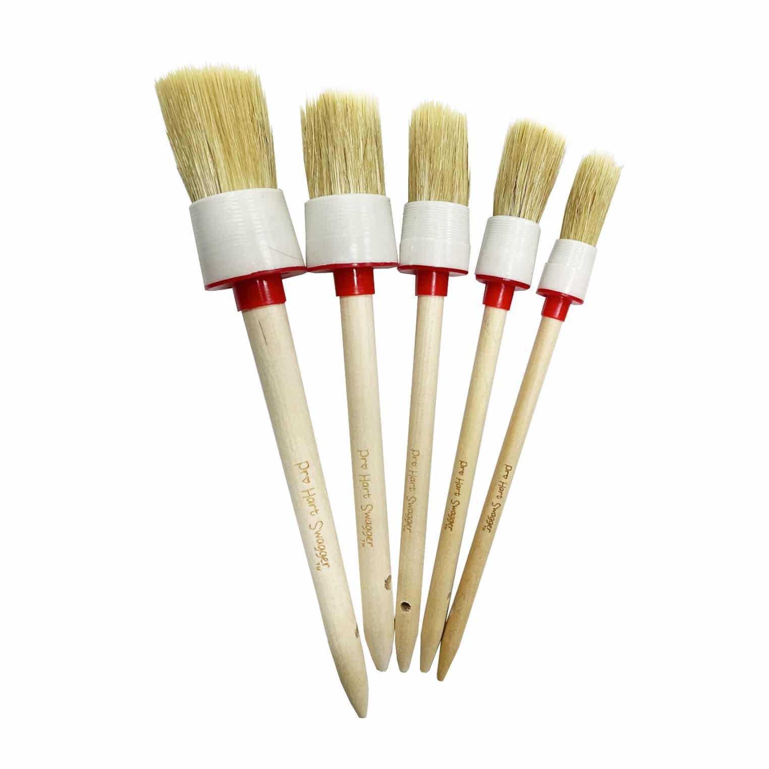 Hog Bristle Round Brushes - Pro Hart Swagger - Art Materials Australia