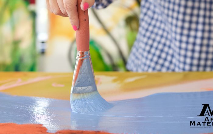 Big Flat Paint Brush Art Materials Australia