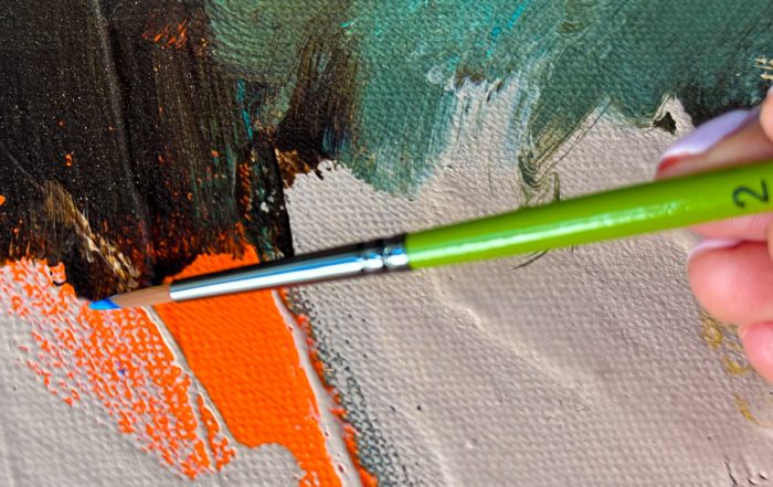Paint Brush Art Round Art Materials Australia