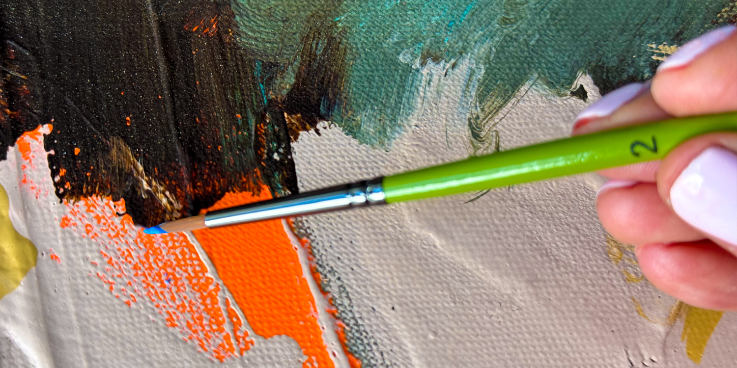 Paint Brush Art Round Art Materials Australia