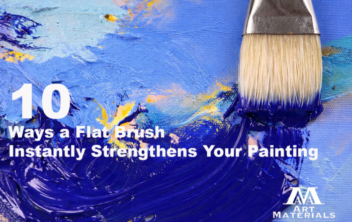 Flat Hog Paint Brush Art Materials Australia