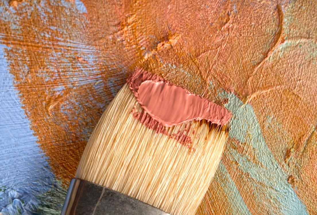 Flat Hog Bristle Paint Brush Suggest Instead of Describe