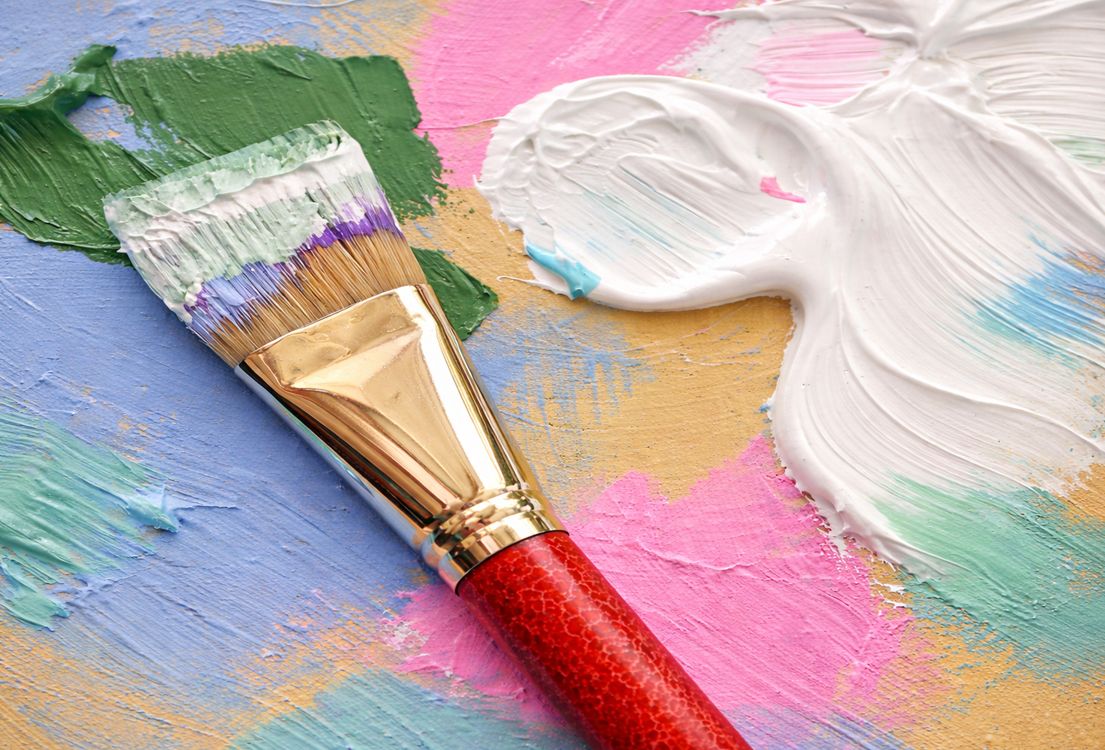 Flat Hog Bristle Brush Size 20 Pro Hart Swagger